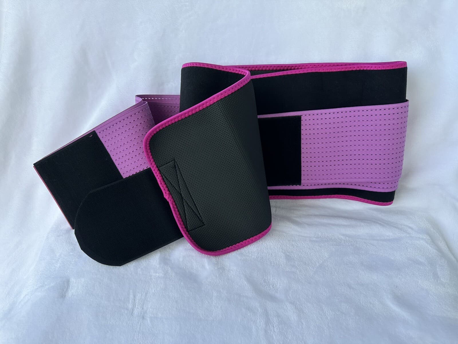 UBC-Sweat Sweet Waist Belt Trimmer Belt-Large/Pink adjustable waist Trainer 6