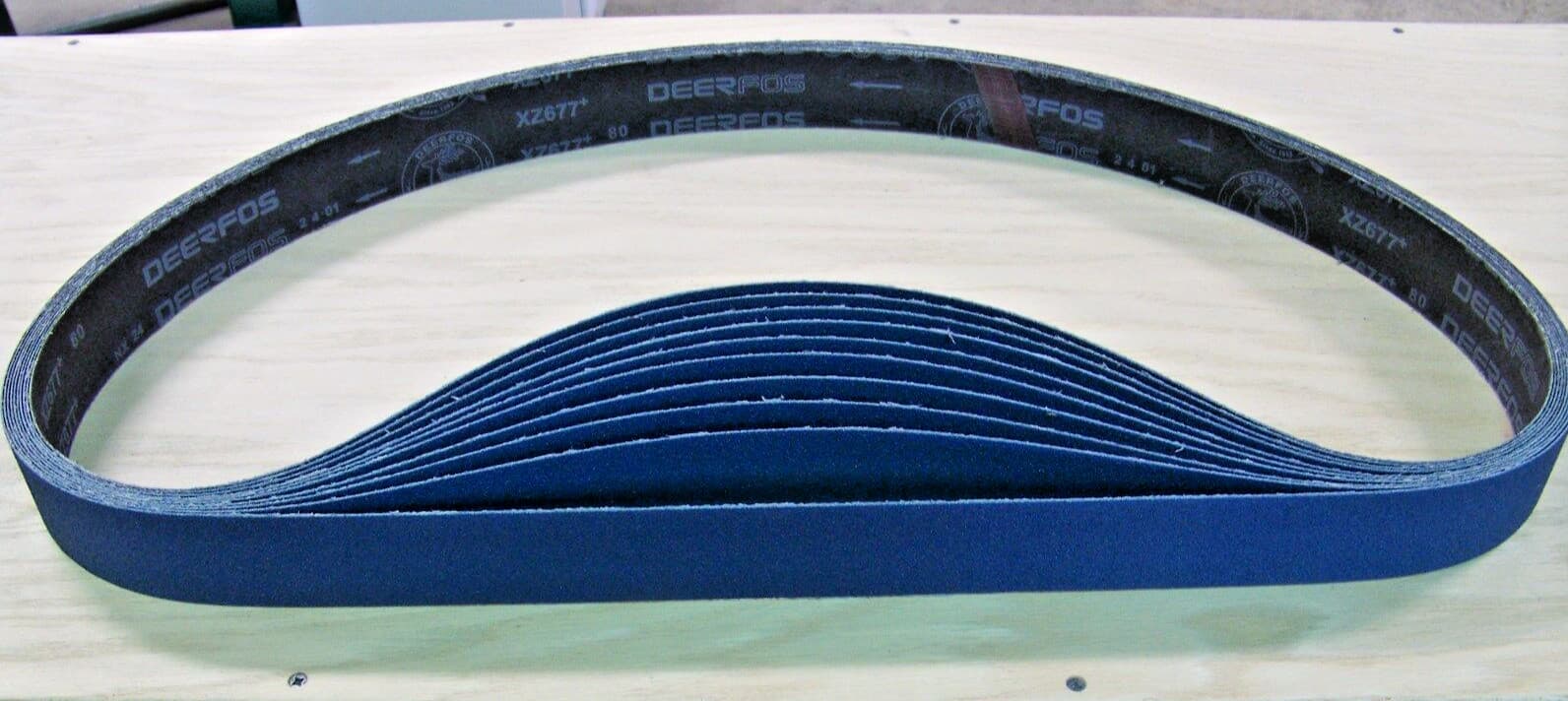 PREMIUM ZIRCONIA, X-WEIGHT SANDING BELTS 2" X 72", 10 - PACK, 36-GRIT