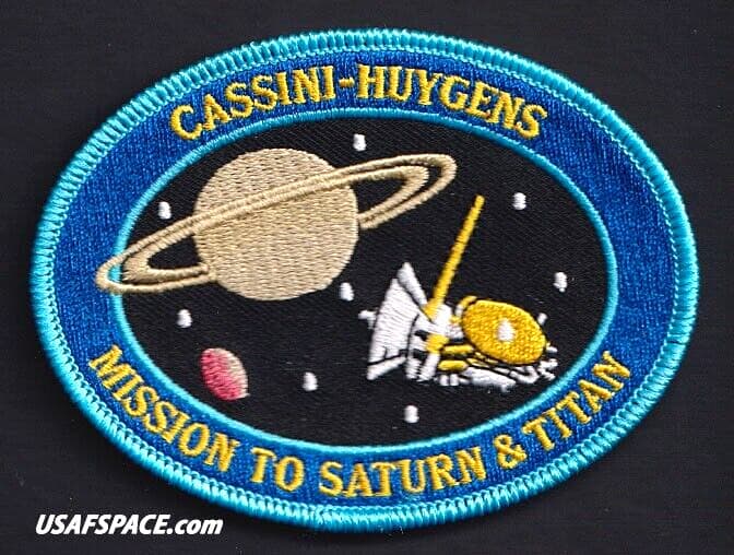 CASSINI HUYGENS - MISSION TO SATURN & TITAN - NASA JSC JPL - SPACE Mission PATCH 3