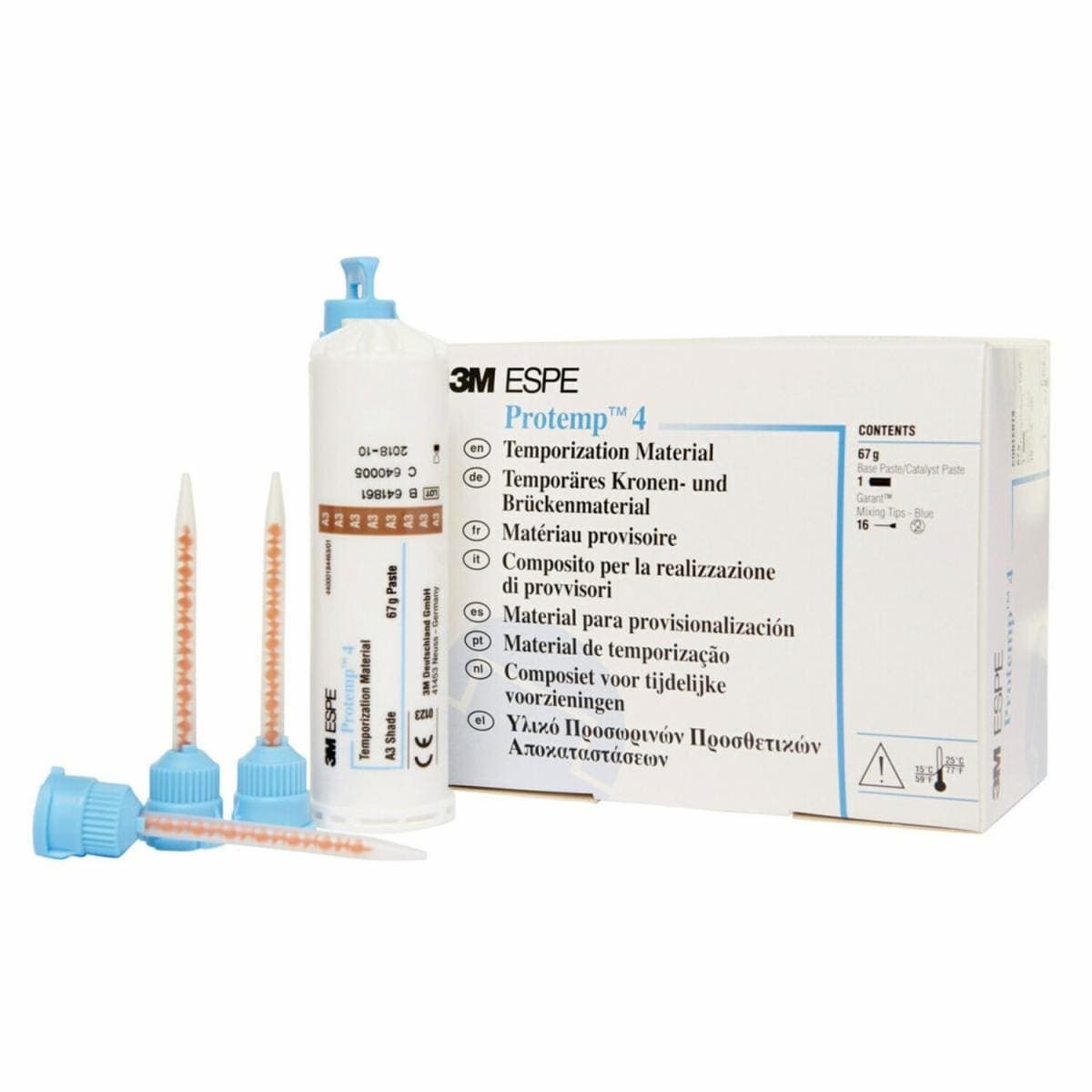 3M ESPE 46957 Protemp 4 Garant Temporary Crown & Bridge Material Automix A3