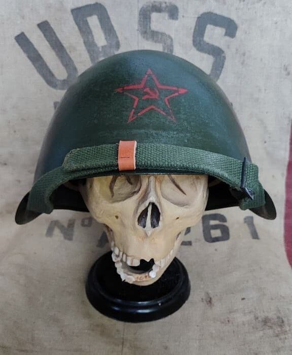 Helmet SSH 39 WWII 1939 WW2 Size 2 relic Soviet Army RKKA 5