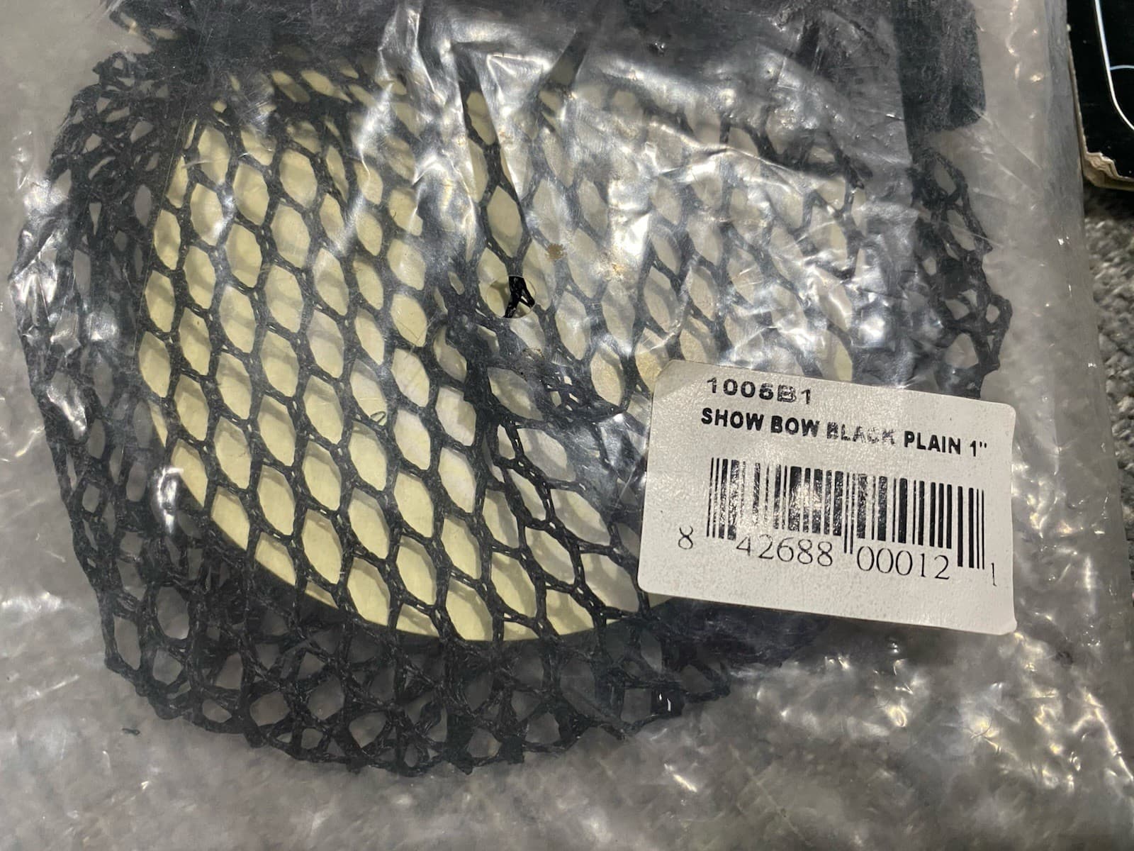 NIP Lot Of 2 Show Bows Black Hair Net Dressage 4H Hunter 3