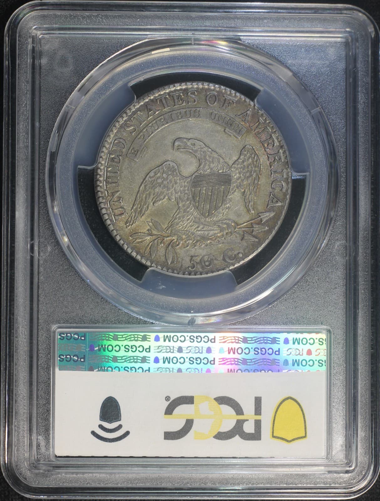 1814 Capped Bust Silver Half Dollar PCGS AU53 CAC Approved Almost Uncirculated 2