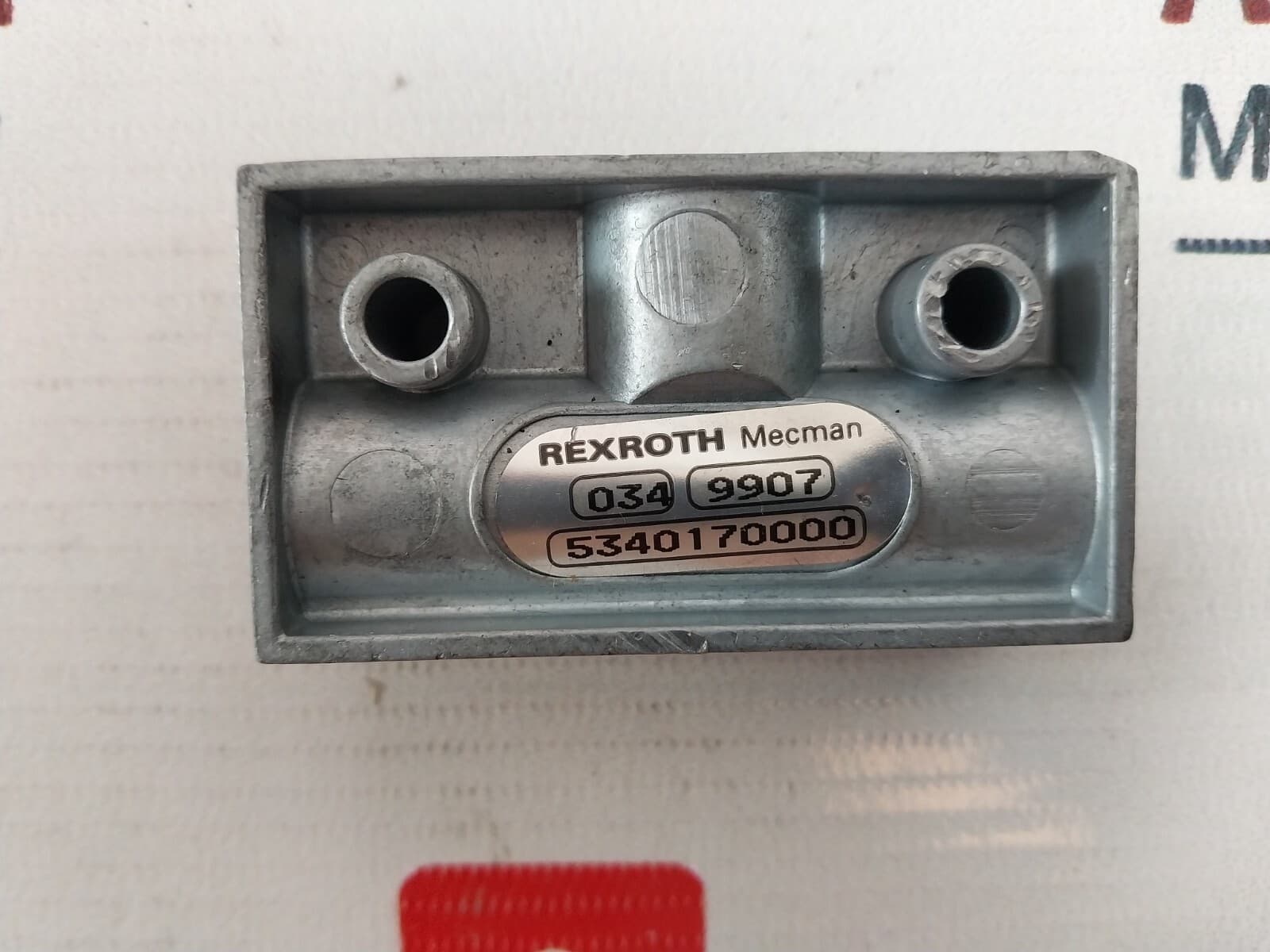 Rexroth 5340170000 Block Pneumatic Shuttle Valve 4