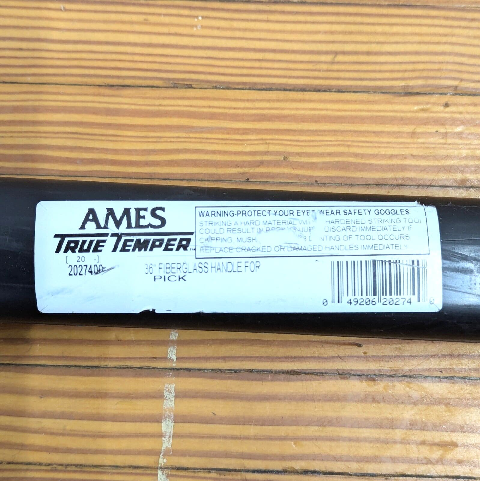 36 in. Ames True Temper Fiberglass Pick Replacement Handle Garden Hand Tool 2