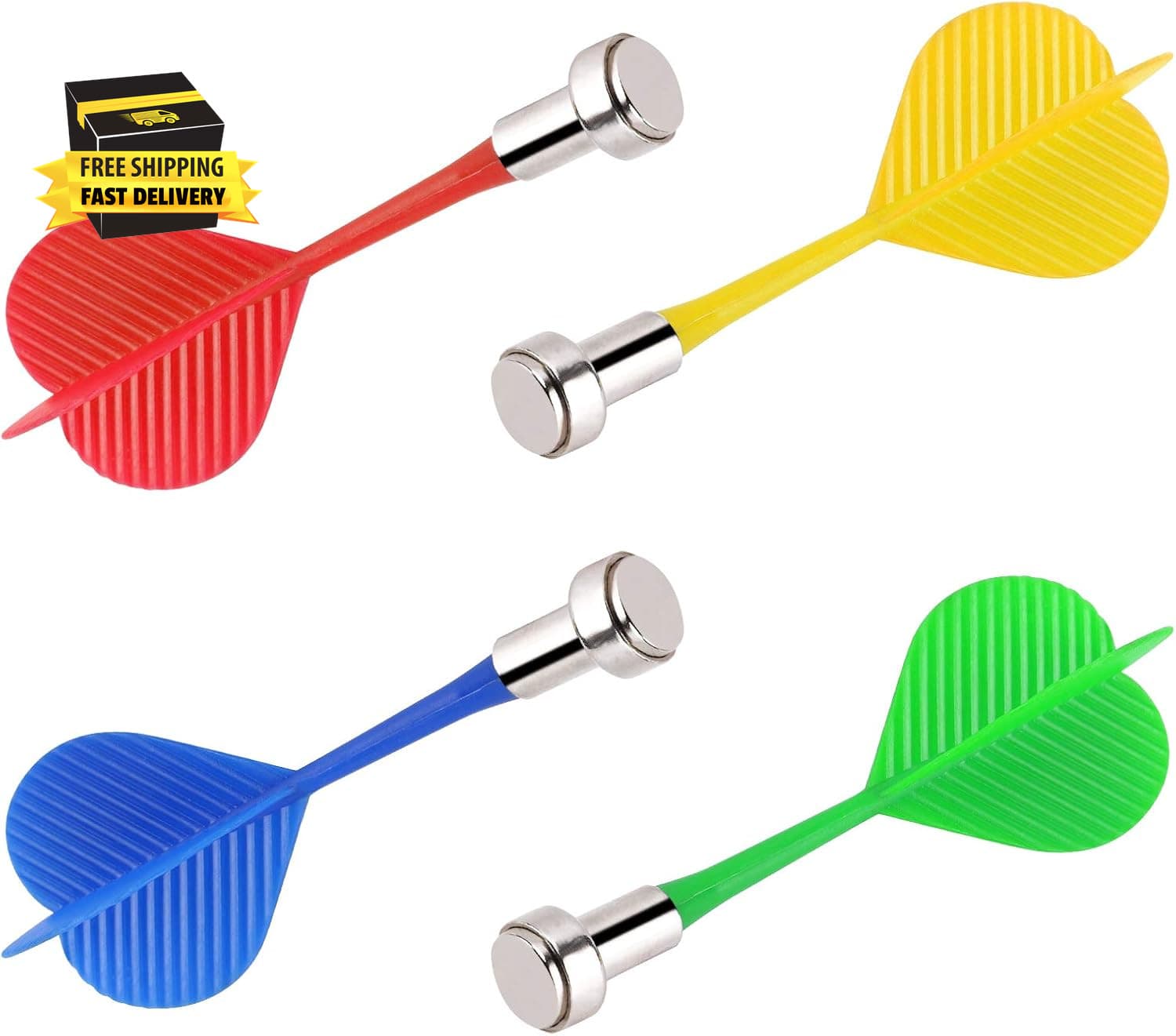 36Pcs Magnetic Darts, Magnetic Darts Replacement for Magnetic Dartboard, Plastic 2