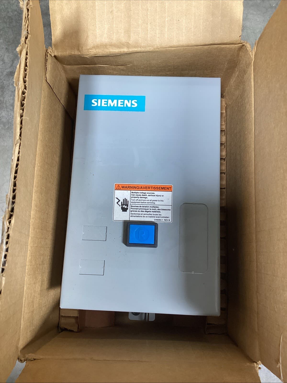 Siemens 49EC14EB110705R Heavy Duty Non-REVERSING Enclosure NOS