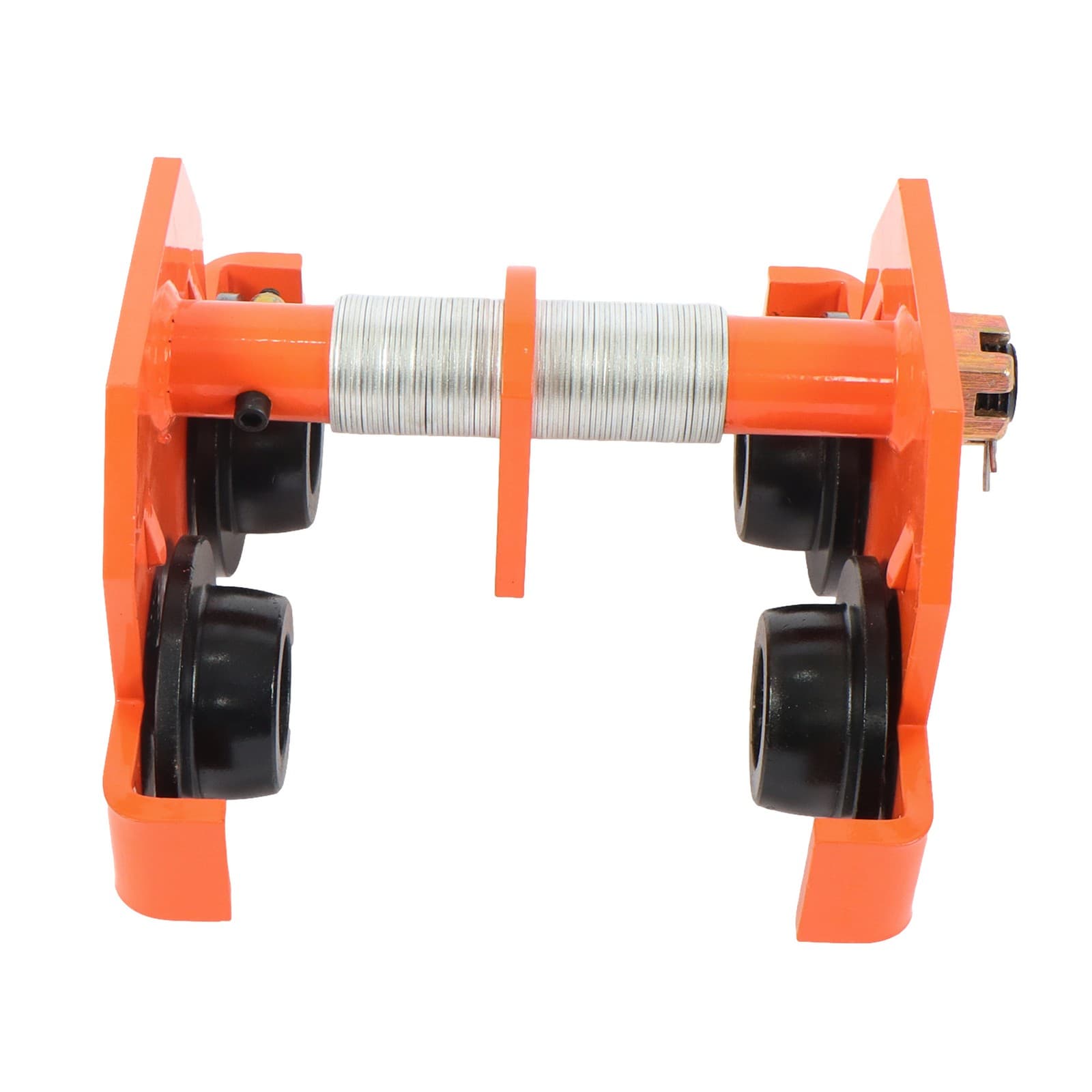 4400LBS/2 Ton I-Beam Hand Trolley Alloy Steel 65-190mm Adjustable Dual Wheels 3