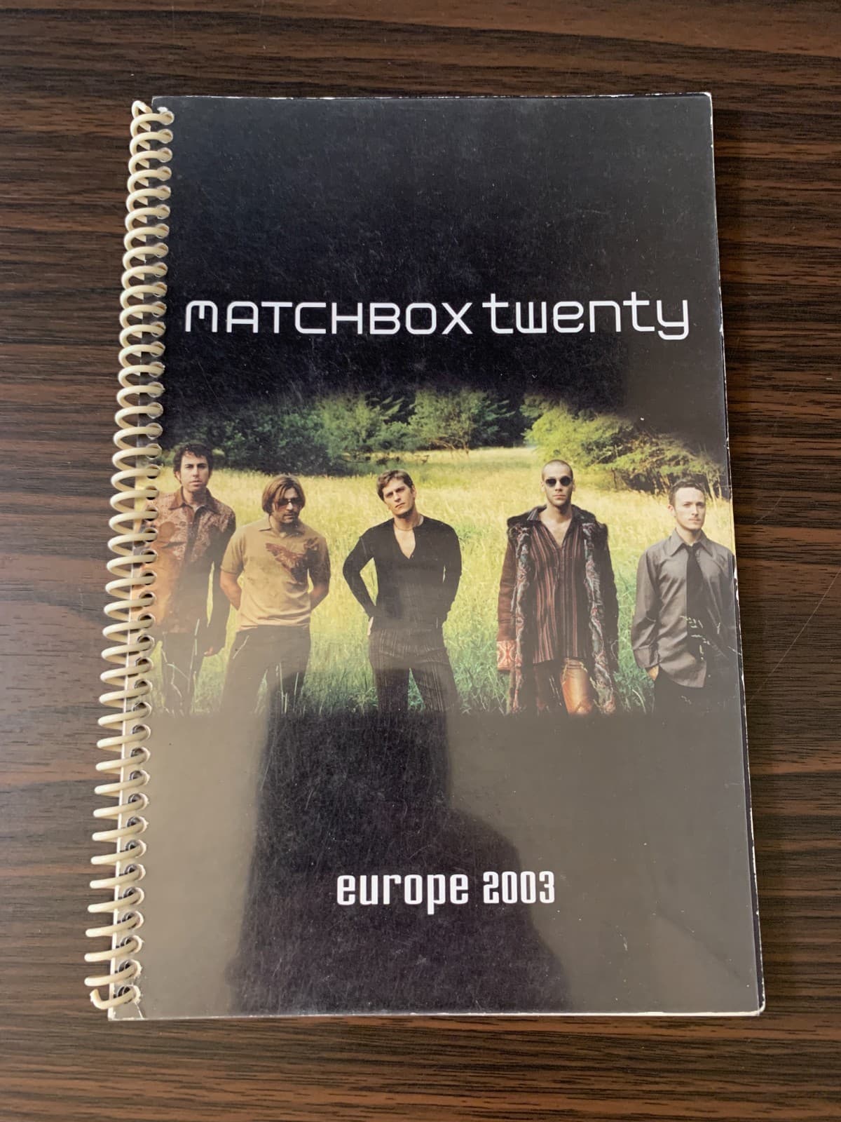 Rare Vintage 2003 Europe Matchbox 20 Band Artist Crew Only Itinerary Tour Book