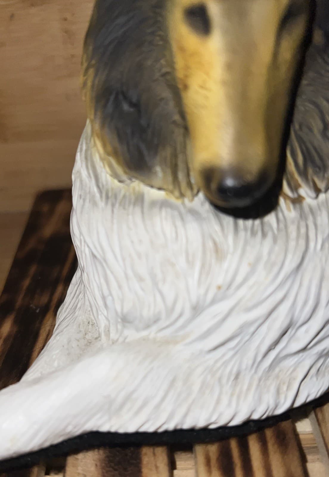 Vintage Sandicast Collie Dog Figurine Sculpture 6