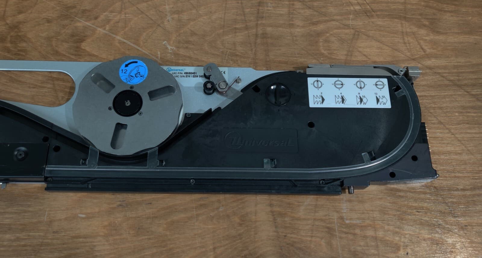 UIC Universal Instruments 12mm Green Precision Pro MultiPitch Feeder 49680401 2