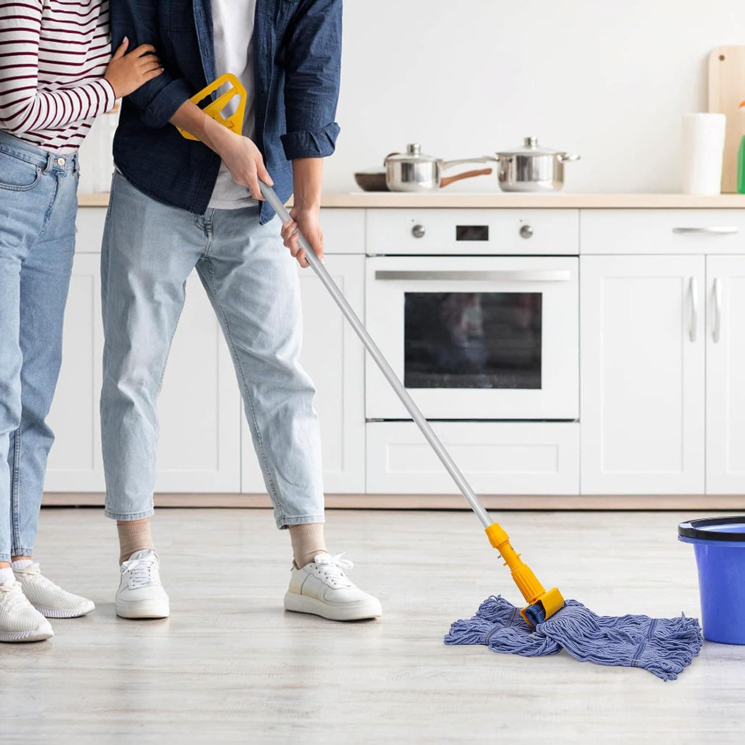 2 Pack Mop Head Replacements,General Cleaning Mop Heavy Duty Commercial and I... 6