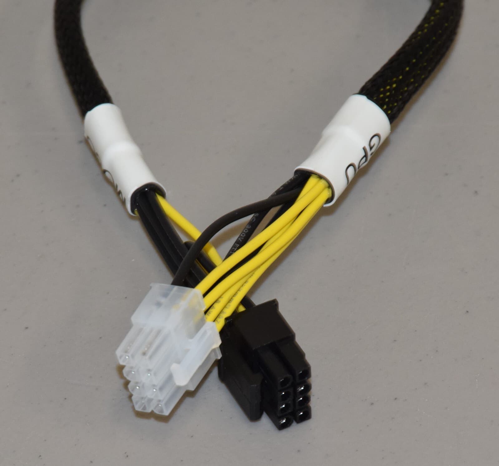 Custom Riser to EPS 12V Power Cable Dell PowerEdge R720 R730 Tesla M40/P40/P100 2