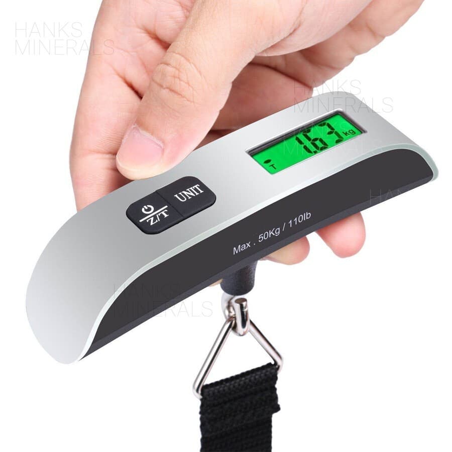 2-Pack Luggage Scale 110lb 50kg Portable Travel LCD Digital Hanging Weight 2