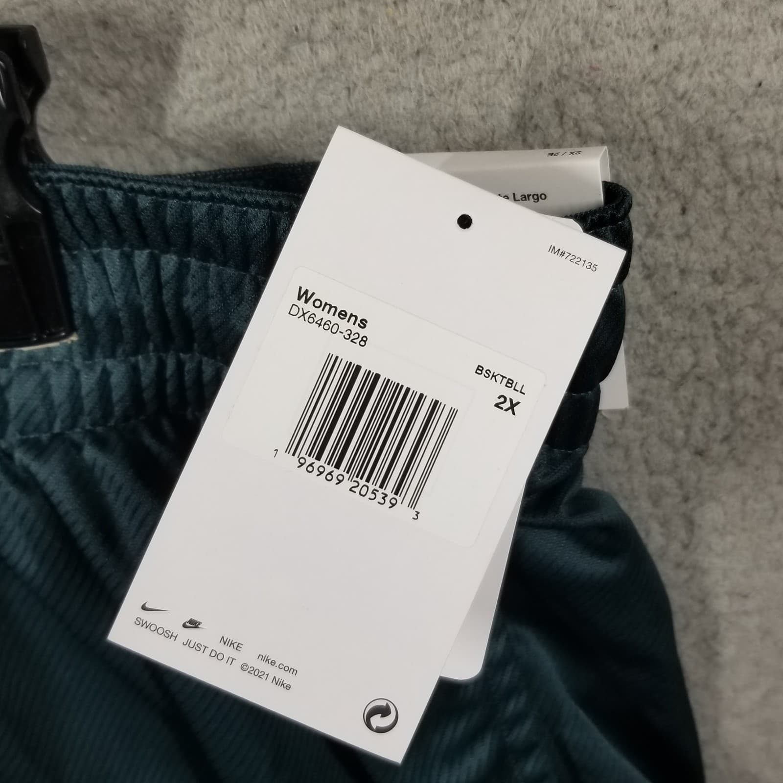 Nike Dri-FIT Basketball Shorts Womens 2XL Fly Crossover 7" New Athletic 4