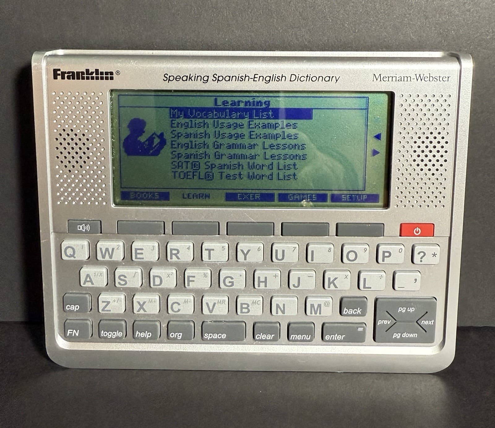 Franklin BES1890 Speaking Spanish English Electronic Dictionary New with No Box 6