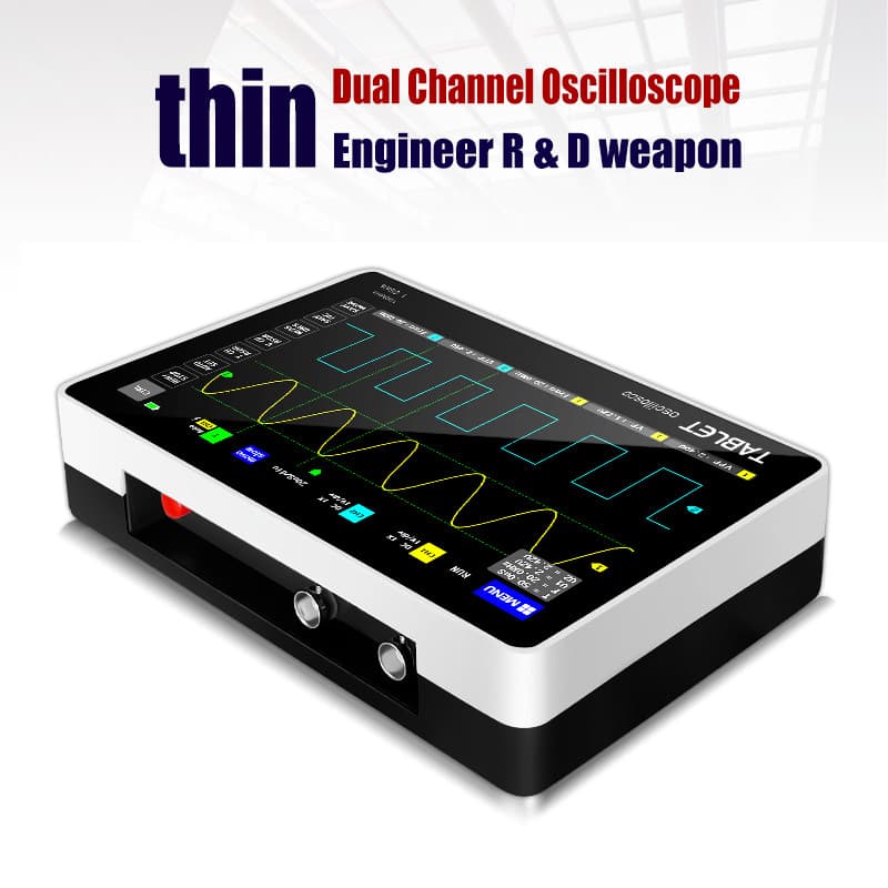 FNIRSI 1013D Handheld Digital Tablet oscilloscope Portable Storage 2CH 100MHz 4