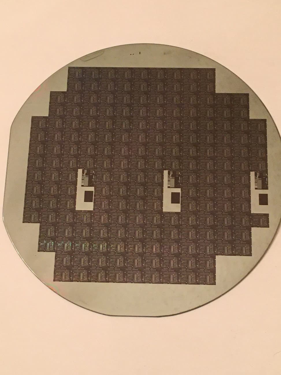 4" Unknown Silicon Wafer 1980s Extremely Rare Vintage CPU Chip 2