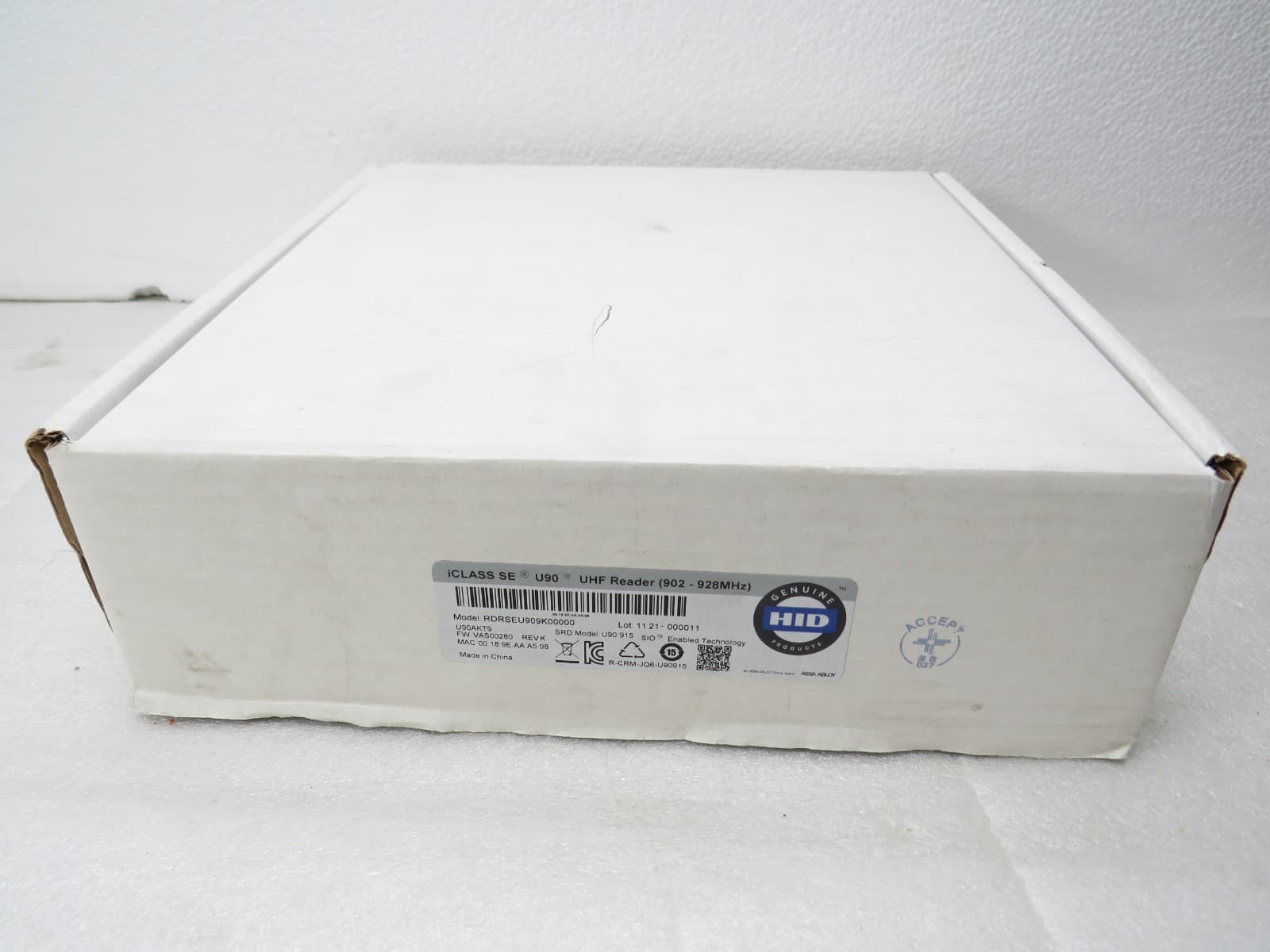 HID iCLASS SE U90 UHF Long Range Reader RDRSEU909K00000 [CTCNC]