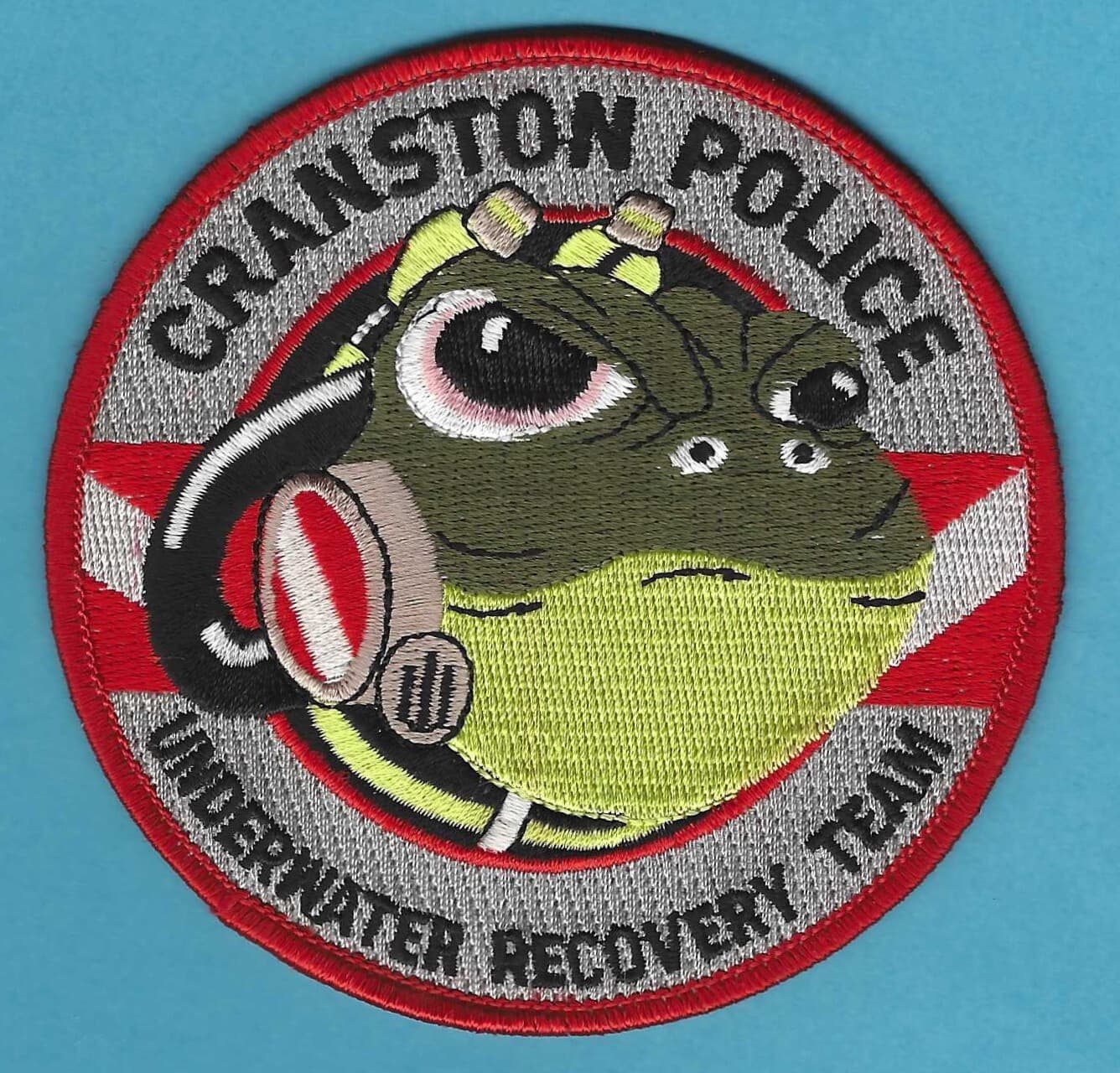 CRANSTON RHODE ISLAND POLICE UNDERWATER RECOVERY TEAM PATCH