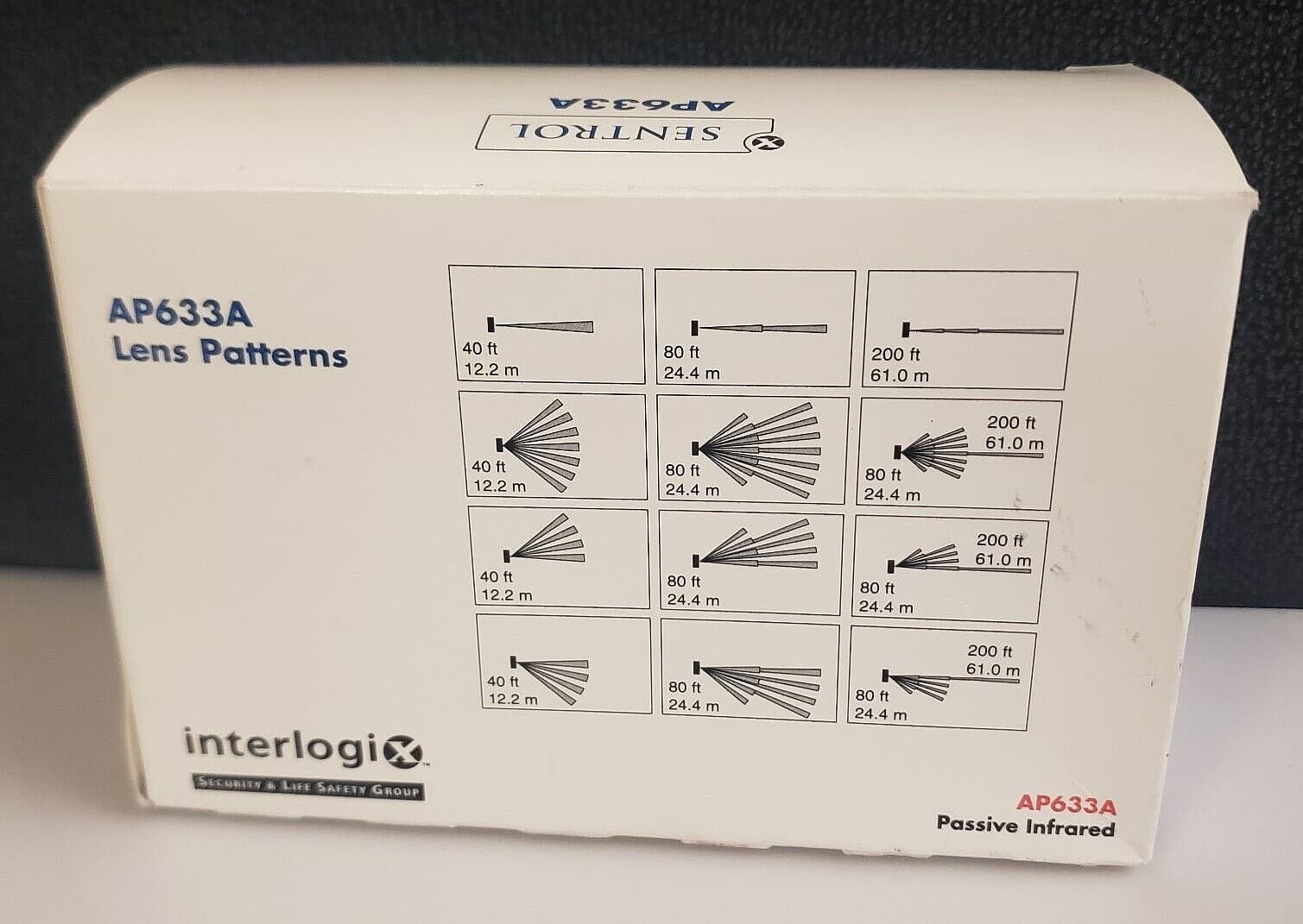 SENTROL AP633A Passive WIDE ANGLE LongRange 200' Security System INFRARED SENSOR 3