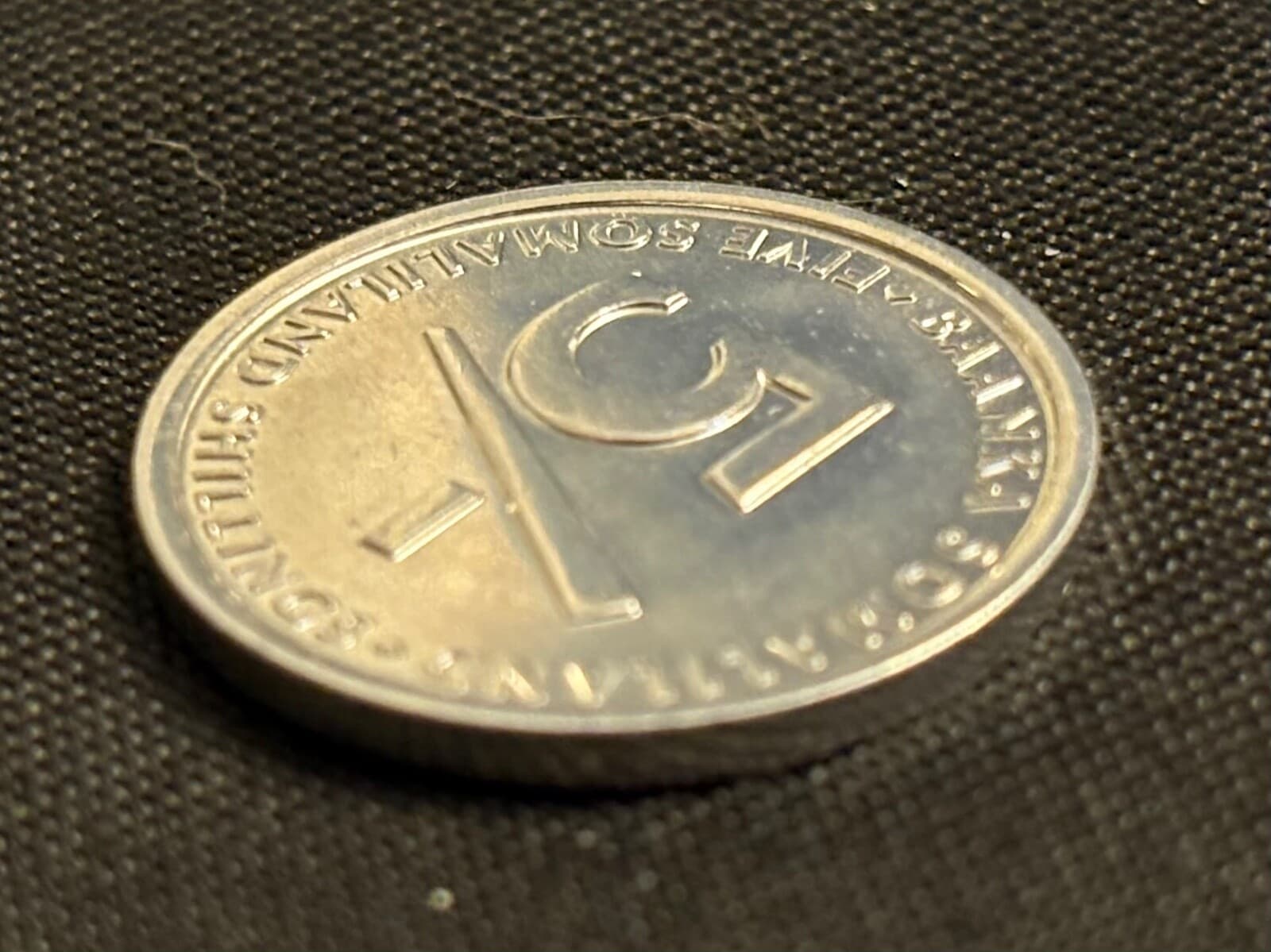 2005 Republic of Somaliland 5 Shillings Coin Elephant Baby Calf Animal Wildlife 5