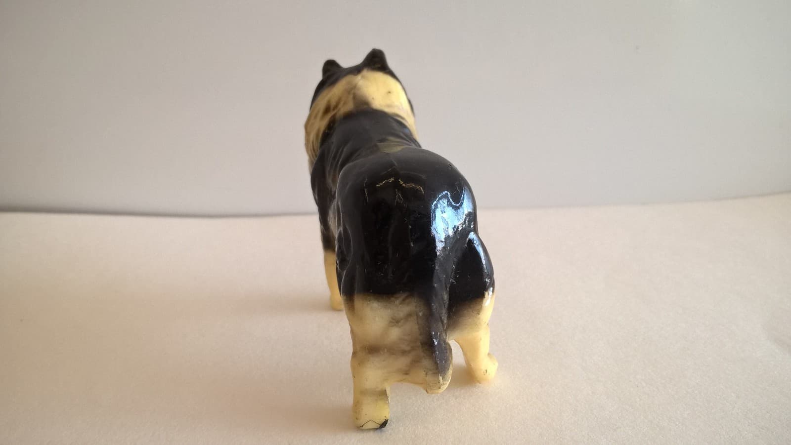 Enesco Imports Inc 2" Collie Dog Figurine Made In Hong Kong Caramel Cream Colors 4