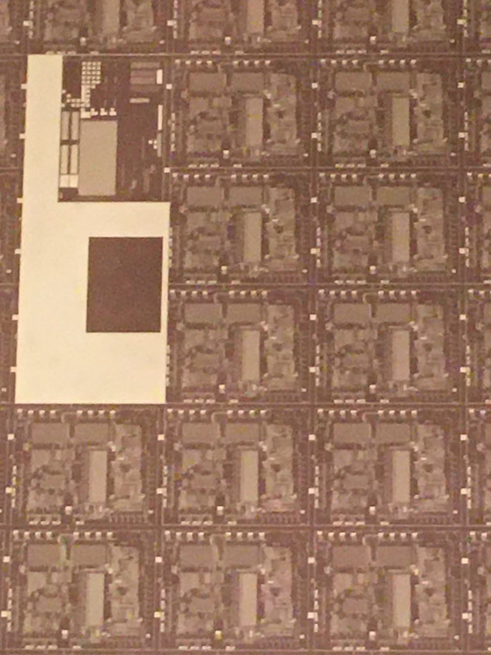 4" Unknown Silicon Wafer 1980s Extremely Rare Vintage CPU Chip 6