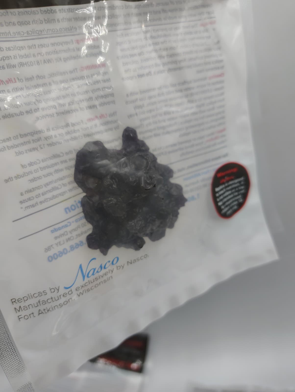 Life Form Food By Nasco Replica Food Lot Of 4 Pieces In Open Bags Condiments  4