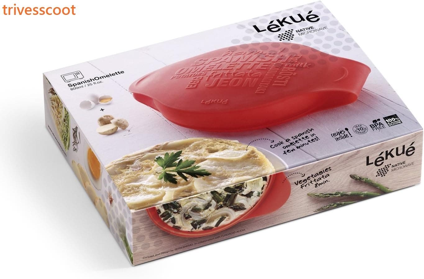 Spanish Omelet/Frittata Maker, Model # Red Small 5