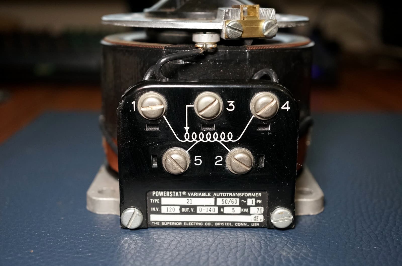 PowerStat  Type 21 Variable Autotransformer  5 Amp 4