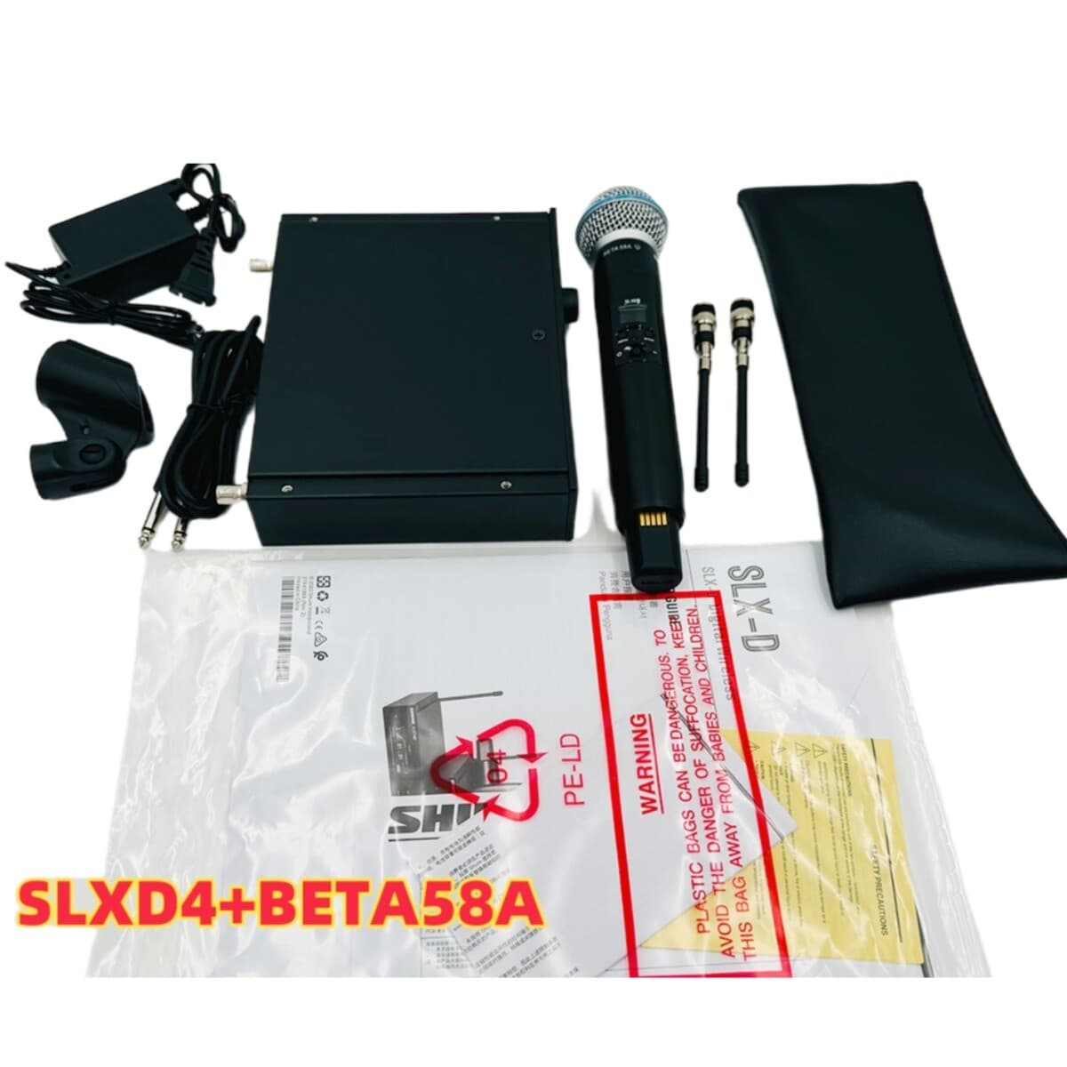 New SLXD4/Beta58A Handheld Wireless Vocal System w/ BETA58 Microphones Express