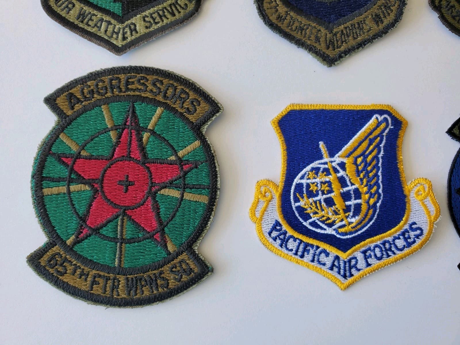 (8) U.S. Air Force (USAF) Embroidered Patches 3