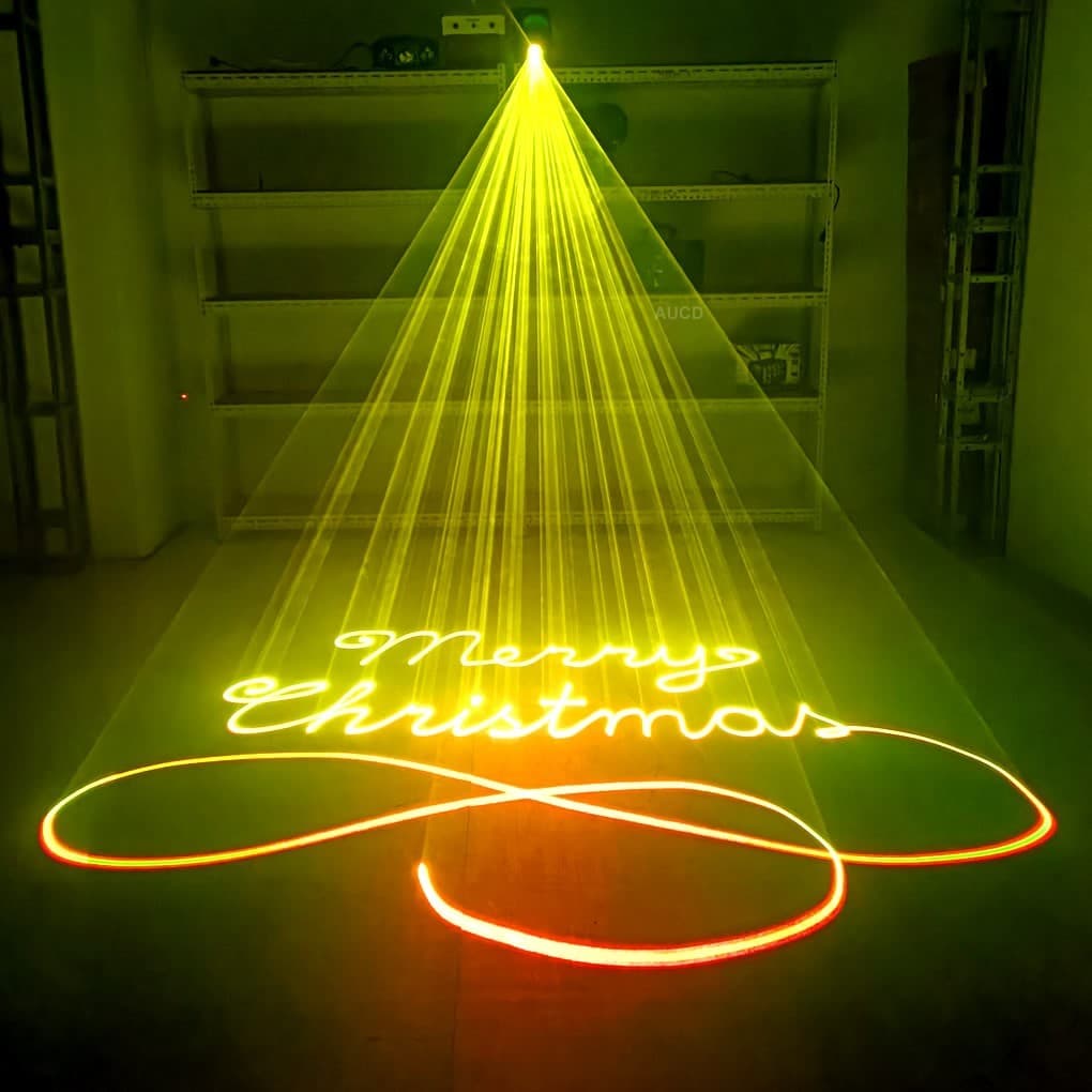 iOS Android App 3W RGB Animation DMX DJ Party Show Stage Projector Laser Lights 6