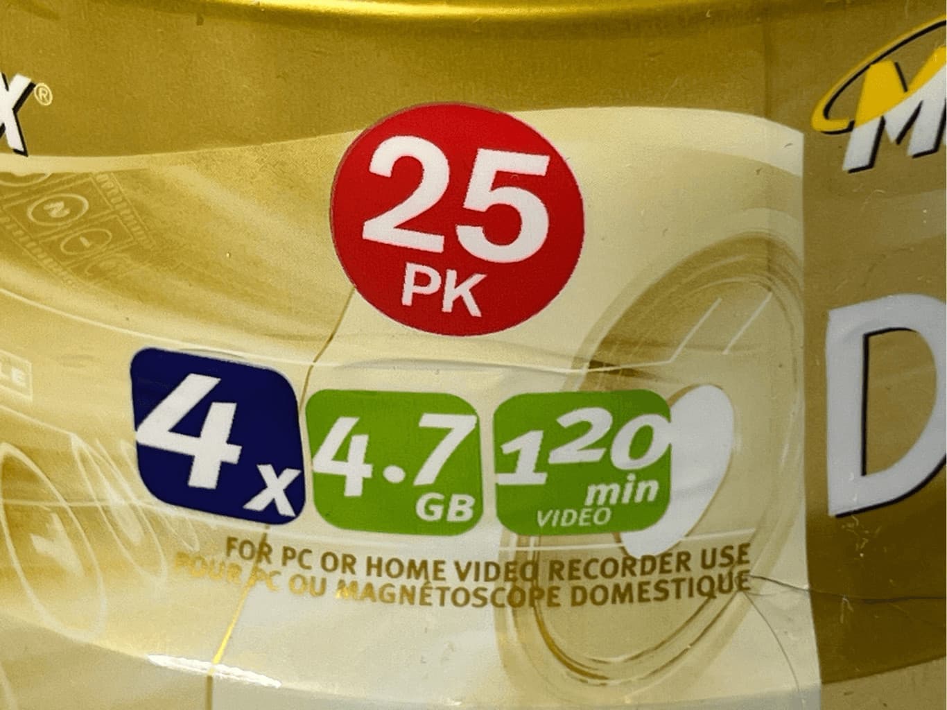 Memorex DVD+RW 25 PACK SEALED - 4x  4.7 GB 120 MIN Sealed NEW 2