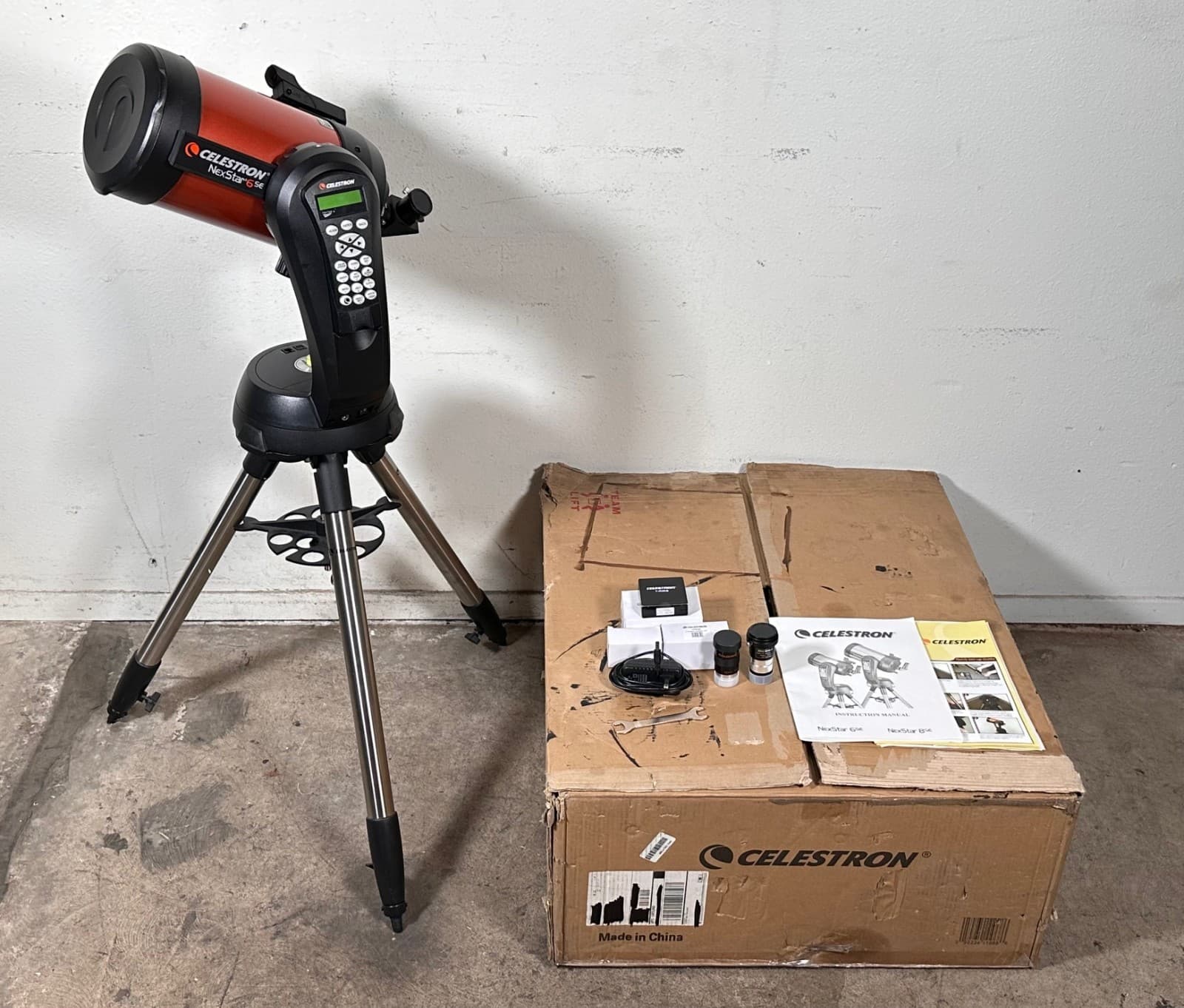 Celestron Nexstar 6SE Telescope w/ Tripod, Accessories & Original Box (Open Box)