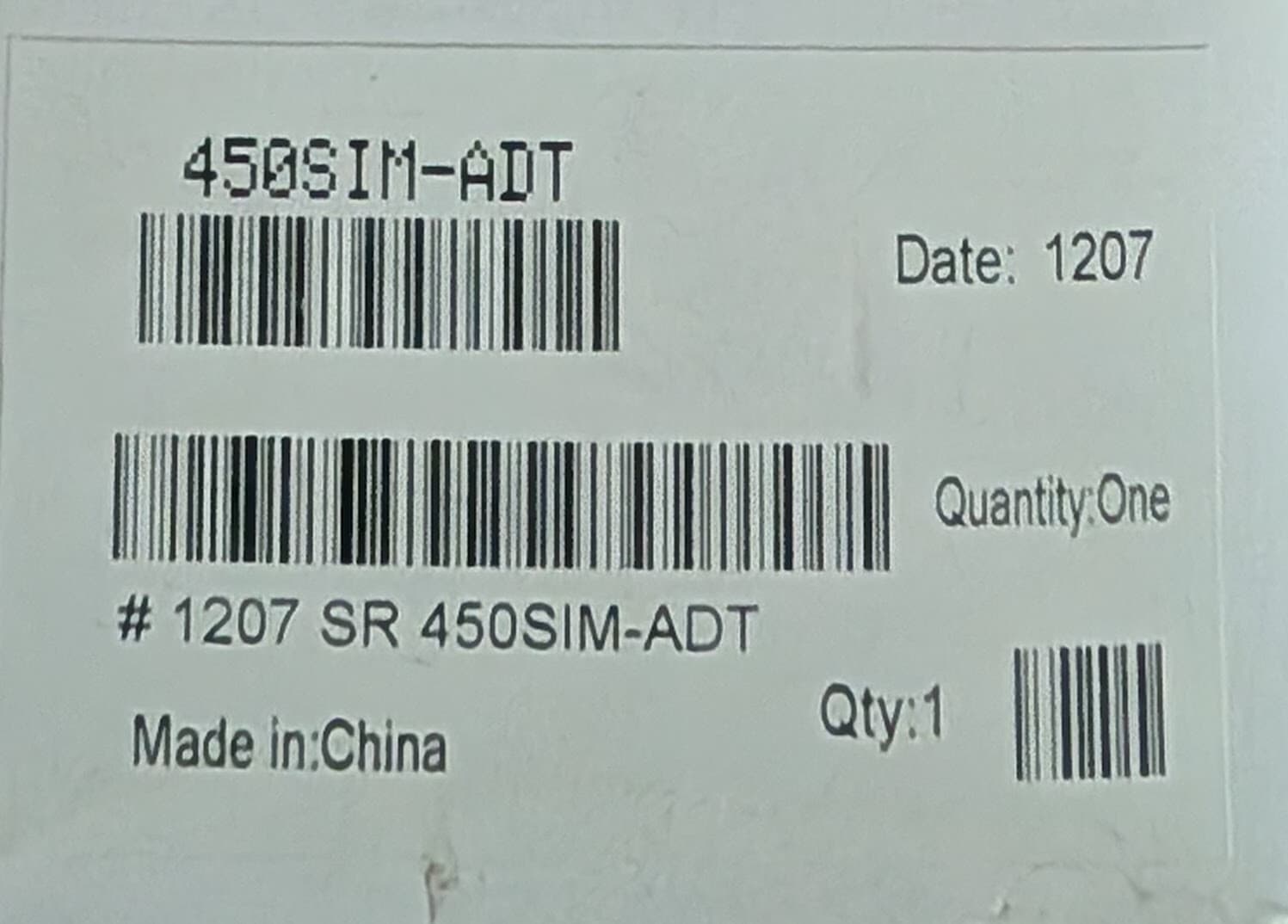 ADT 450SIM-ADT Motion Sensor - SAME DAY SHIPPING