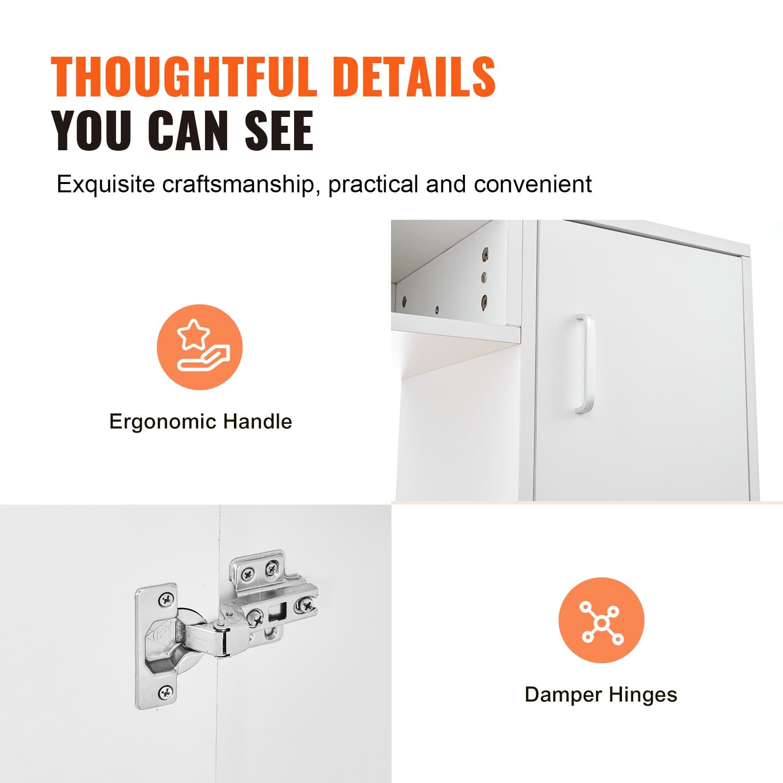 Uimoso Manicure Table Glass Top Nail Desk Makeup Dressing Station w/ Wrist Rest 5