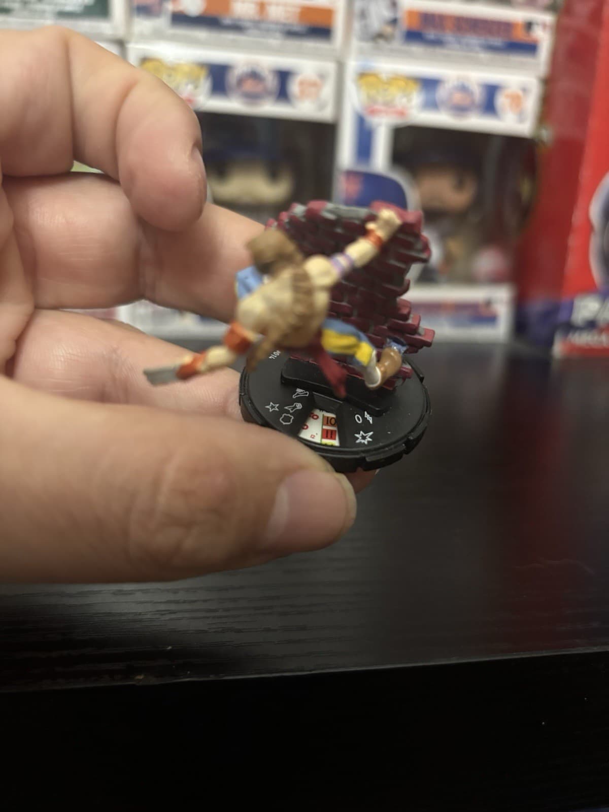 Street Fighter - Heroclix - Vega Figure #014 - No Card - D1 4