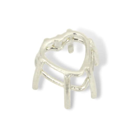 Heart Pre-notched Head Mounting 2