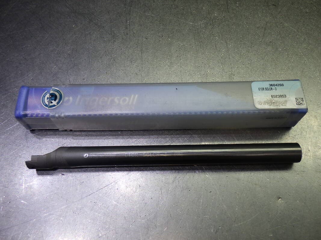 Ingersoll .78" Coolant Thru Carbide Boring Bar 5/8" Shank E10R SCLCR-3 (LOC1240B