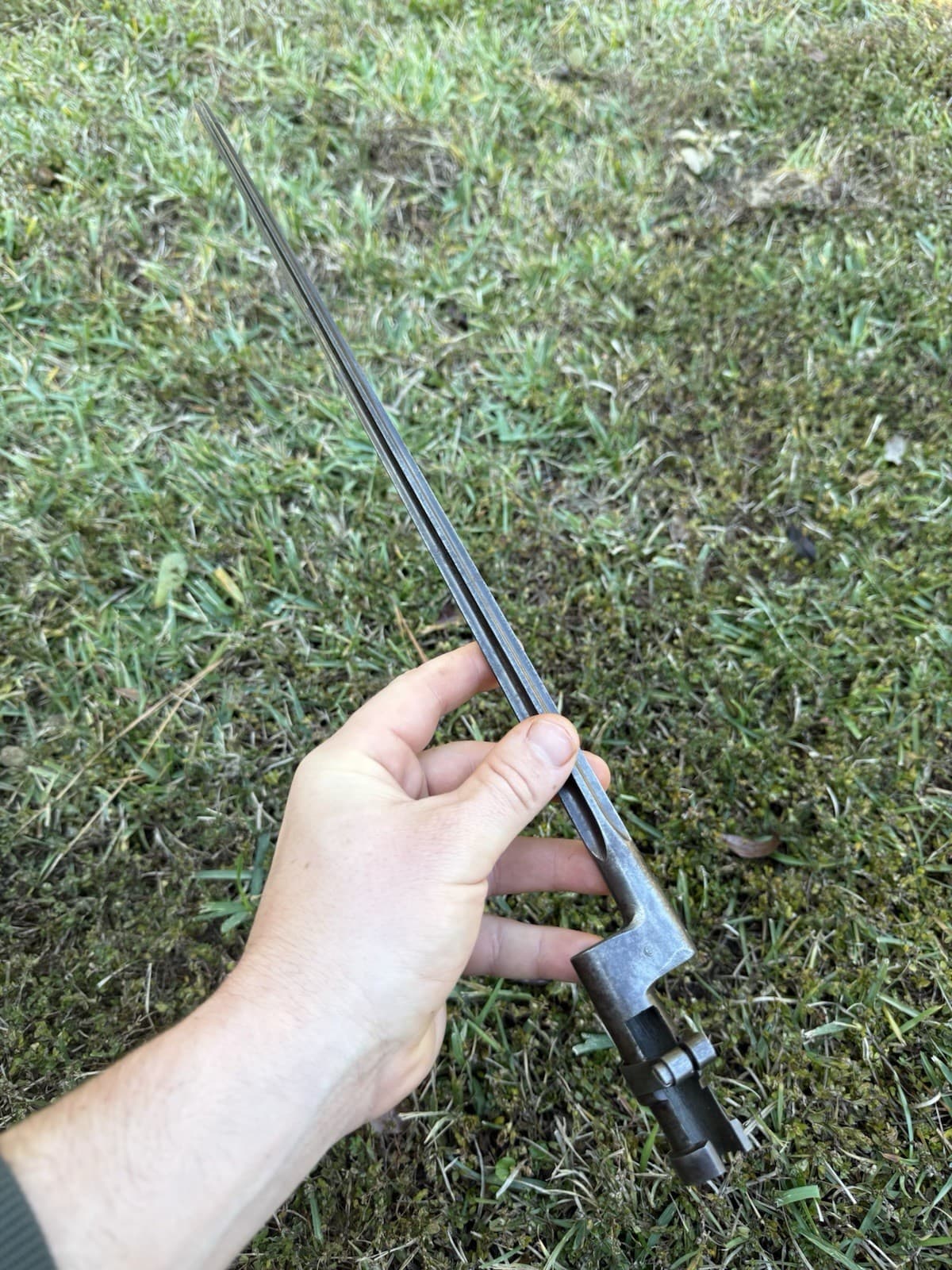 Antique Imperial Russian Russia WW1 Mosin Nagant Rifle Socket Bayonet 1891