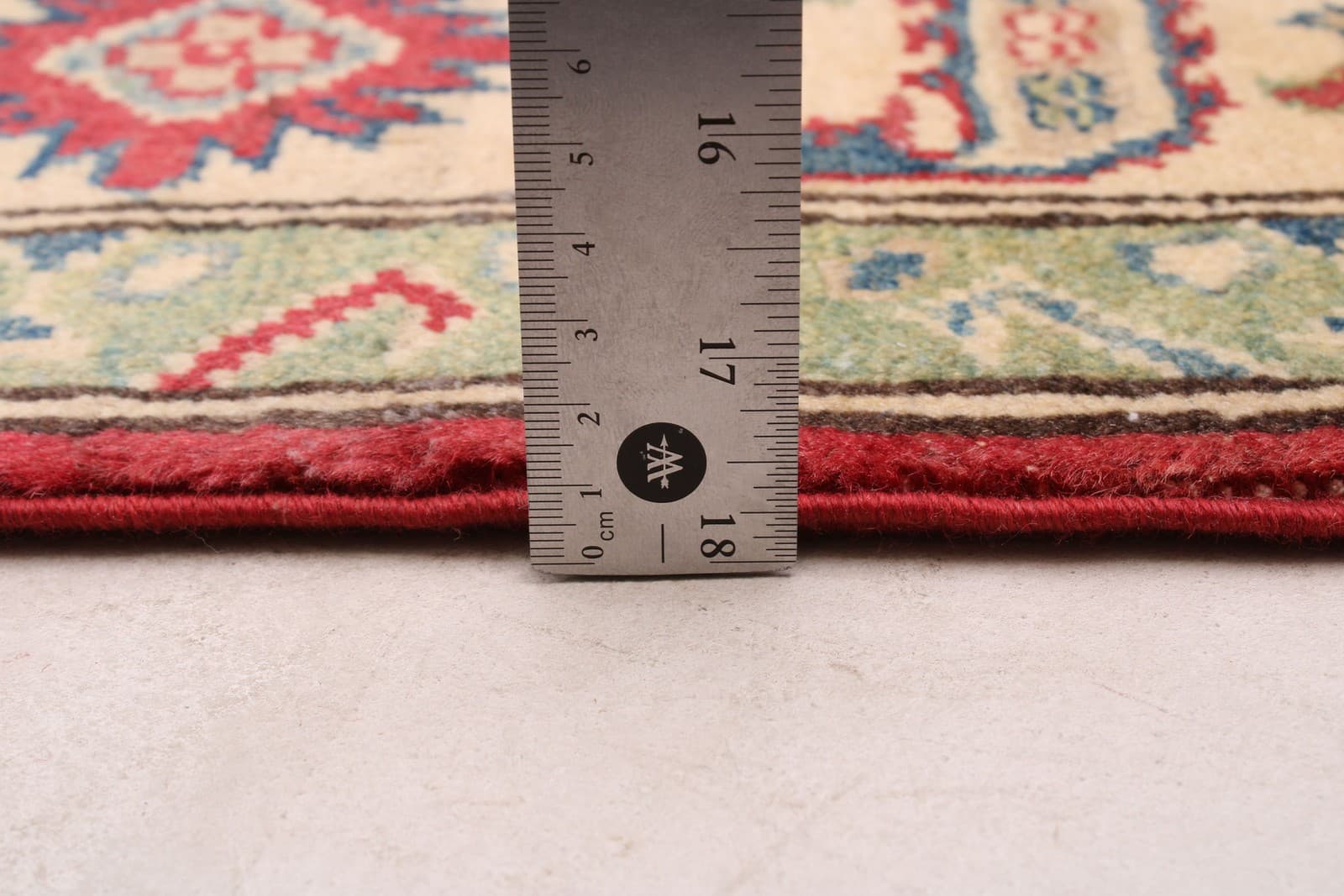 Traditional Red 5'0" x 6'7" Hand-knotted Oriental Carpet Wool Area Rug 6