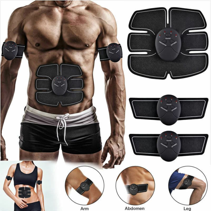 Ultimate EMS AB & Arms Muscle Simulator ABS Training Home Abdominal Trainer Set 2