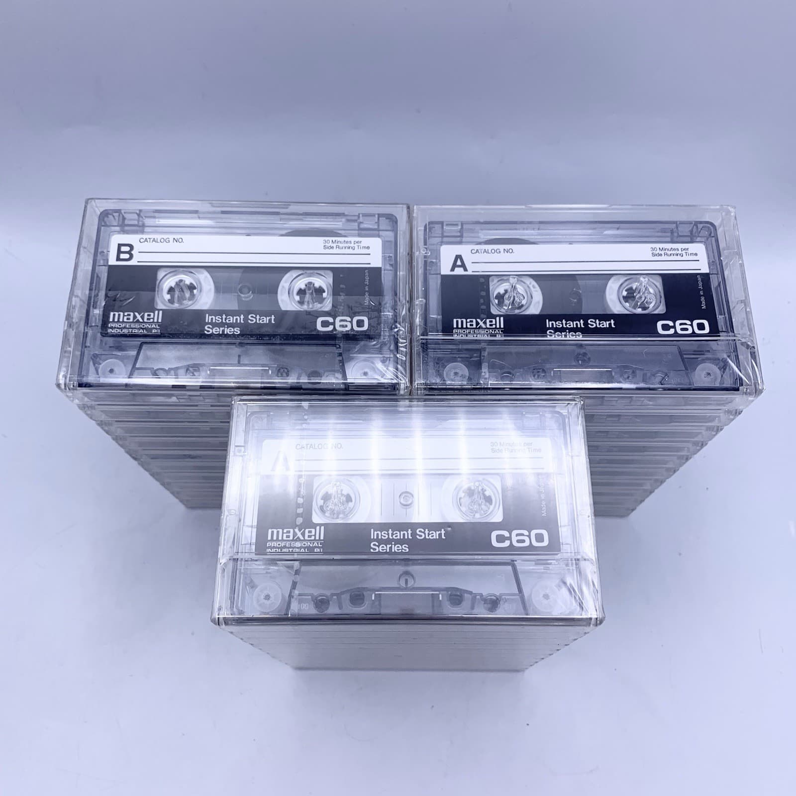 30 Maxell C60 Instant Start Series Professional Industrial P/I Made in Japan NEW 4