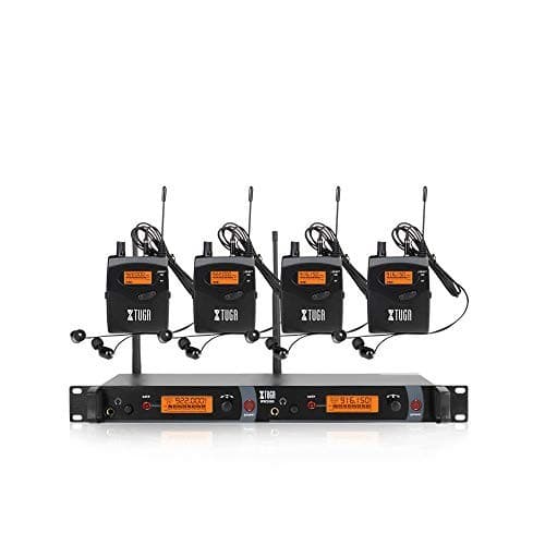  RW2080 Rocket Audio Whole Metal Wireless in Ear Monitor System 2 Channel 4  2