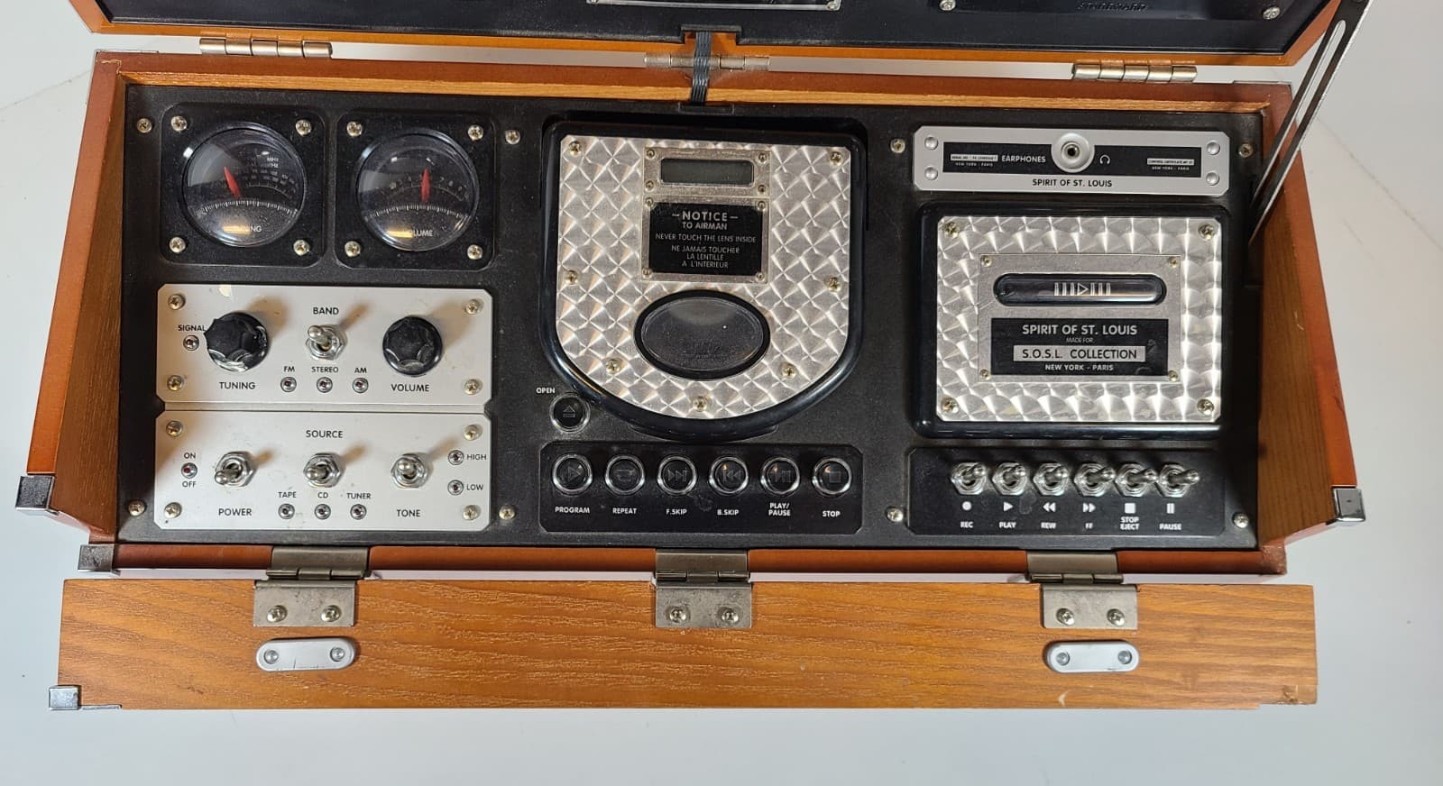 Charles Lindbergh Ryan NX-211 Spirit of St. Louis Cassette Tape AM FM ISSUES 4