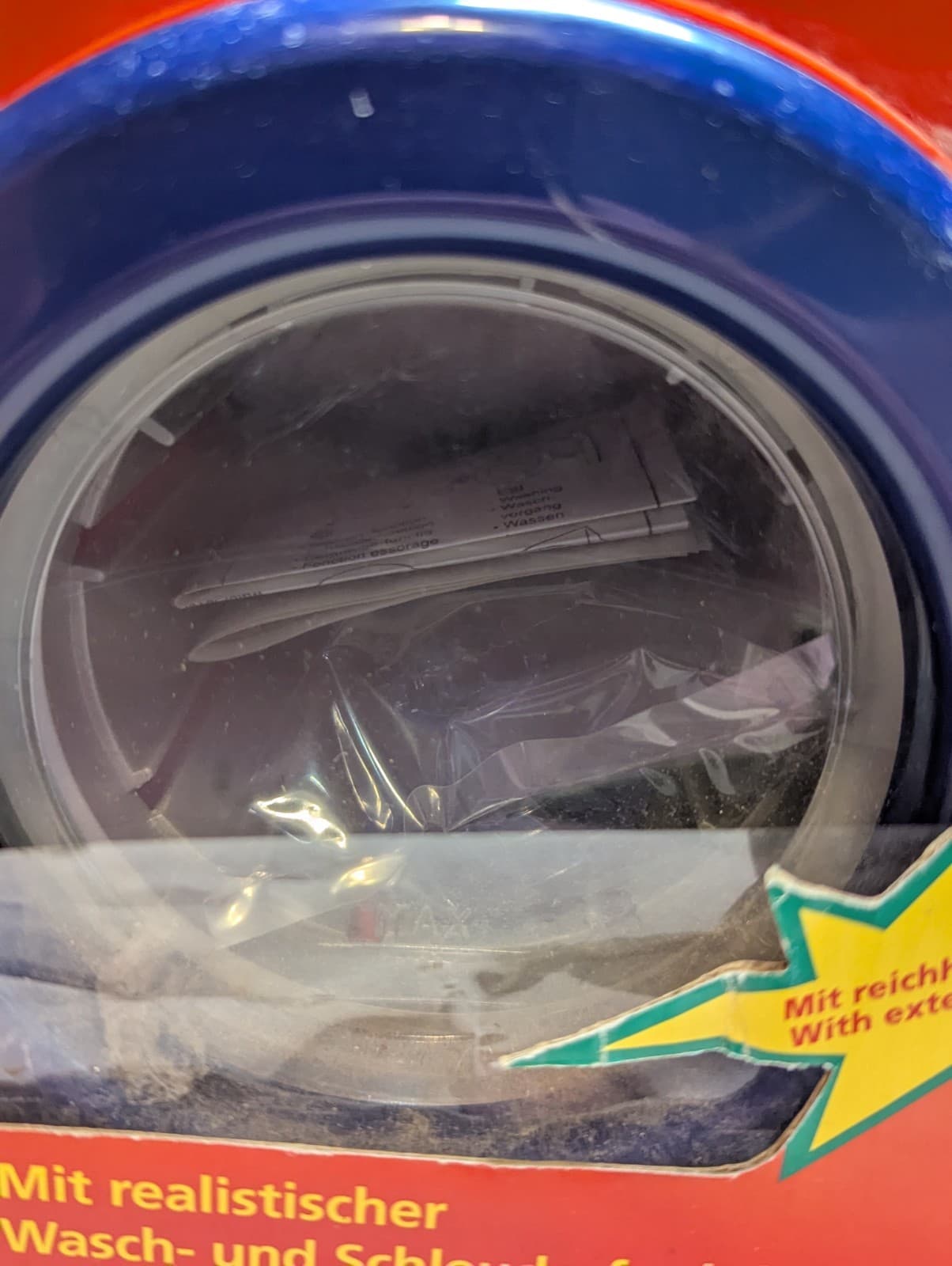 Vintage 1985 Euro Play Tide Junior Washing Machine Toy German NEW RARE 5