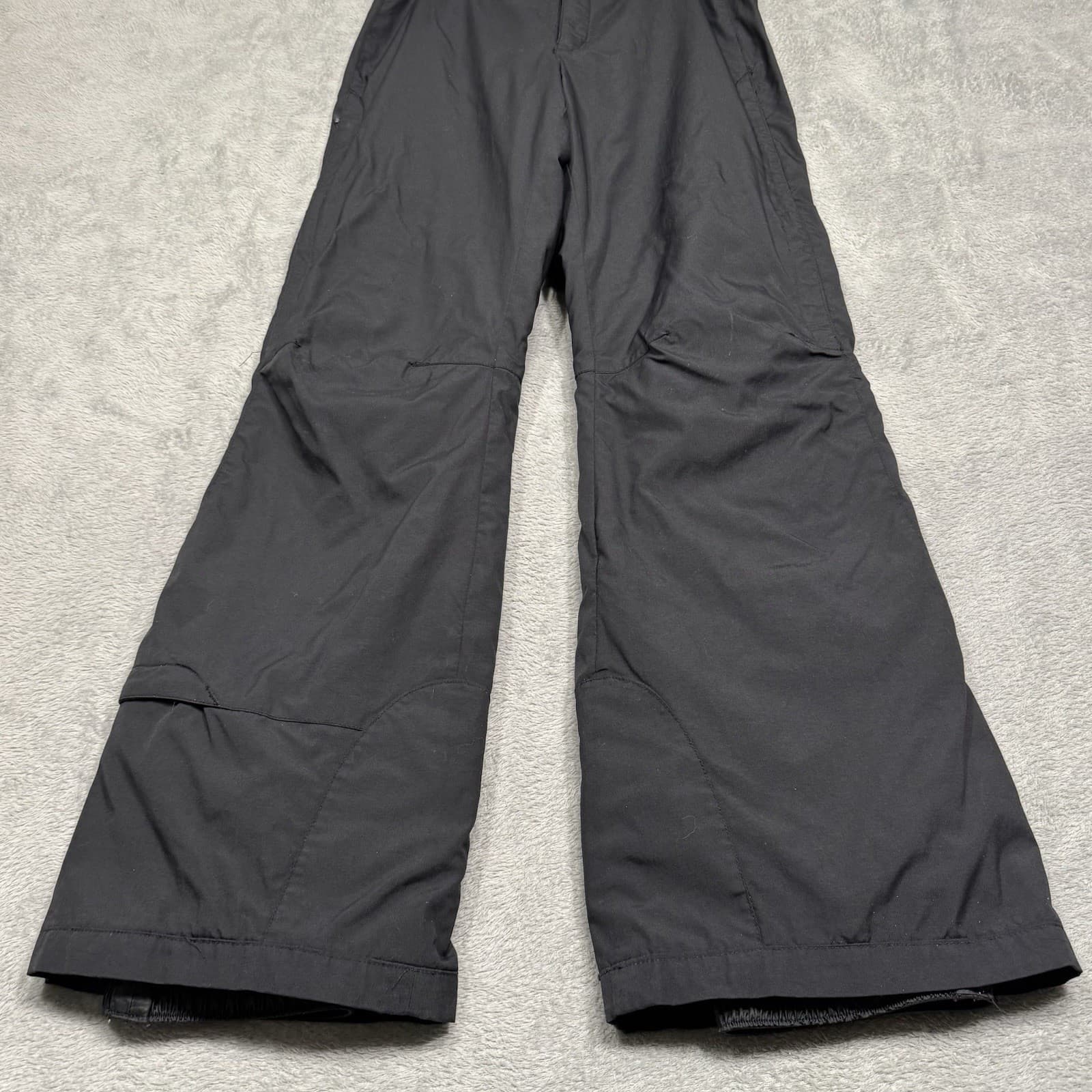 Columbia Womens Medium Black Snow Ski Pants Waterproof Nylon Adjustable Waist 3