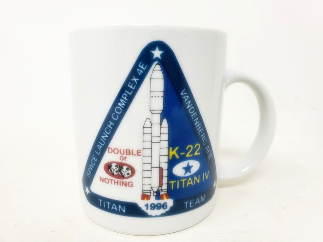 Titan IV Far Side Mug Vandenberg Space Launch Complex 1996 Titan Team USAF NASA 6